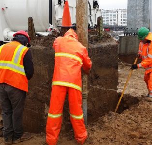 Post & Pile Hole Excavation Calgary